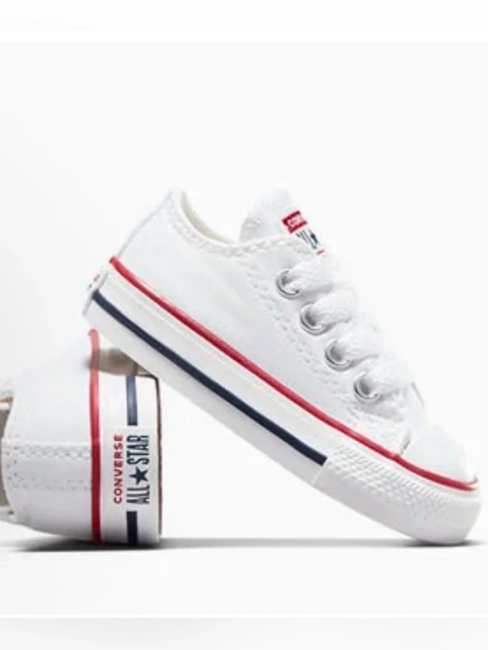 Chuck Taylor All Star Classic Converse White Shoes Toddler Size 8